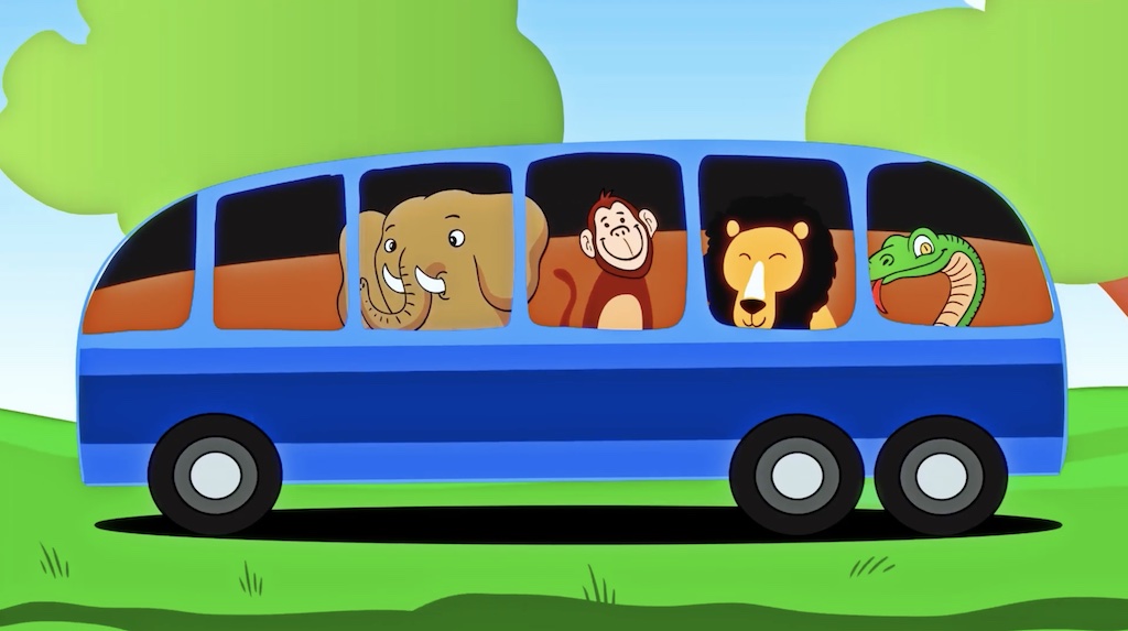 Wheels on the Bus with Animals