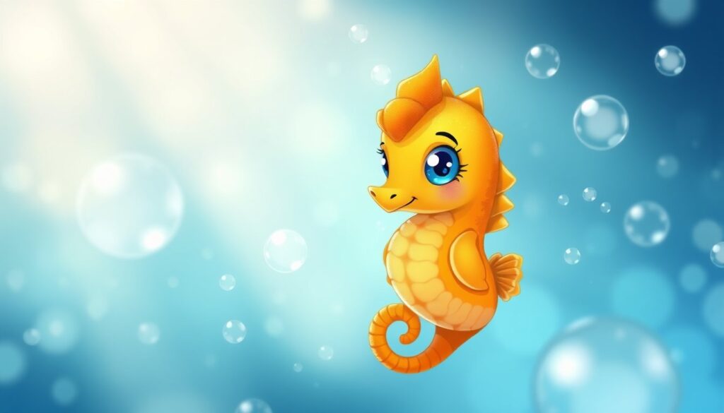 Shelly the Seahorse and the Ocean’s Secret Melody